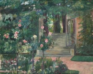 GOBILLARD Paule 1869-1946,Le jardin du Mesnil, les rosiers,Beaussant-Lefèvre FR 2023-11-21