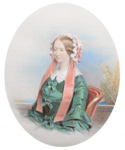 GODBOLD Samuel Berry,Portrait of Lady Cotton Sheppard,1858,Peter Wilson GB 2018-11-21