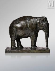 GODCHAUX Roger 1878-1958,Elephant,Millon & Associés FR 2024-03-16