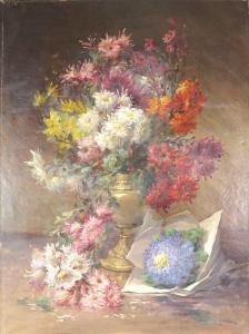 GODCHAUX 1800-1900,Vase de fleurs,Yann Le Mouel FR 2024-02-08