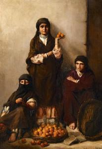 GODDARD AMELIA 1847-1929,Orientalische Orangenverkäuferinnen,1875,Van Ham DE 2014-05-16