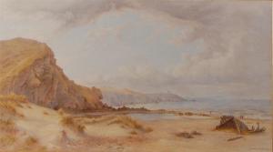 GODDARD J. Bedloe 1880-1894,Porthtowan beach, Cornwall,Lacy Scott & Knight GB 2015-12-12