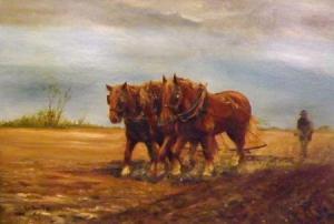 GODDERIDGE JOE,Heavy Horses Ploughing,1980,Keys GB 2013-04-05