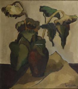 GODDERIS Jack 1916-1971,Vase aux tournesols,Campo & Campo BE 2024-04-23