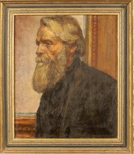 GODEFROID Fernand 1900-1900,Ritratto di vecchio con barba,Colasanti Casa D'Aste Roma IT 2012-04-20