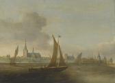 GODERIS Hans 1625-1643,A VIEW OF A WALLED CITY ON AN ESTUARY WITH SMALL V,Sotheby's GB 2014-12-04