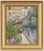 GODET Pierre Philippe 1876-1951,Jardin fleuri,1911,Piguet CH 2013-12-11