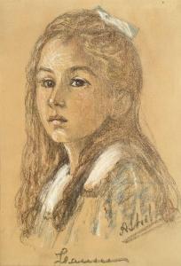 GODIEN Adrien 1873-1949,Portrait de Jeanne,Sadde FR 2023-03-02