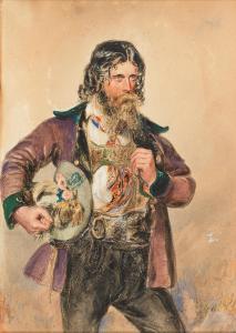 GOEBEL Karl 1824-1899,A bearded man in an Alpine costume,Palais Dorotheum AT 2023-04-04