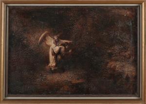 GOEDVRIEND Theodor Franciskus 1879-1969,Encouraging angel by figure,Twents Veilinghuis NL 2021-04-08