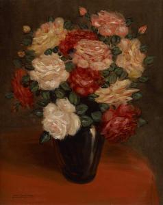 GOEGEBEUR Louis 1900-1900,Vase fleuri,Horta BE 2012-11-19