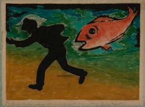 GOELDI,Fugindo do peixe,1971,Bolsa de Arte BR 2011-04-14