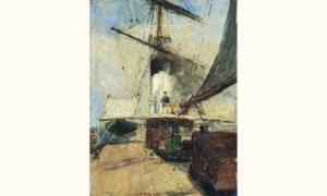 GOENEUTTE Norbert 1854-1894,« Le pont du bateau ».,Gros-Delettrez FR 2002-04-19