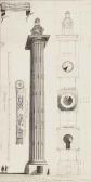 GOEREE Willem 1635-1711,Elevations and sections of the Medici Column, Paris,Christie's GB 2015-05-13