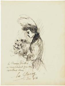 GOERG Edouard Joseph 1893-1969,Portrait de femme,1944,Millon & Associés FR 2014-11-21