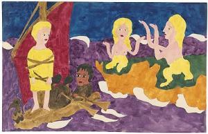 GOESCH Paul 1885-1940,Odysseus und die Sirenen,Galerie Bassenge DE 2017-05-27