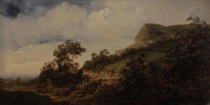 GOETHALS Raymond Eugène 1804-1864,Paysage rocheux,Ader FR 2021-05-04