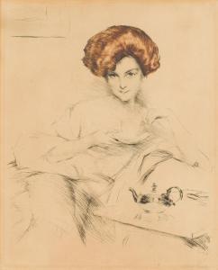 GOETZE Otto 1868-1931,Portrait of a lady,Desa Unicum PL 2023-10-10