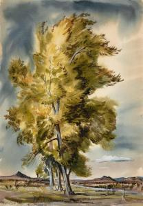 GOFF Lloyd Lozes 1917-1983,New Mexico,1942,Santa Fe Art Auction US 2023-11-10