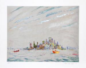 GOFF Lloyd Lozes 1917-1983,New York Harbor,1979,Ro Gallery US 2023-07-01