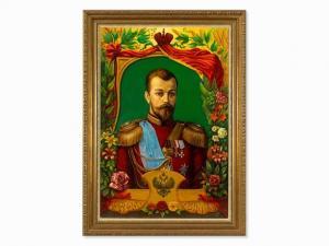 GOJIASHVILI |Valeri,Portrait of Nicholas II,1999,Auctionata DE 2016-09-22