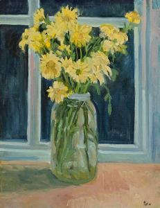 GOLDBERG David 1945,Still Life - Corn Marigolds,Morgan O'Driscoll IE 2022-12-05