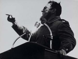 GOLDBERG DIEGO 1946,Fidel Castro prononçant un discours,1970,Yann Le Mouel FR 2012-11-09