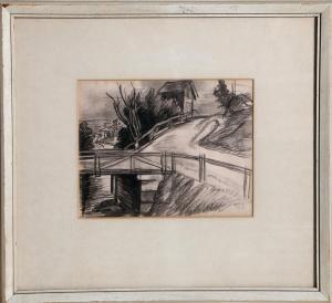 GOLDBERG Eric 1890-1969,Country Bridge,1930,Ro Gallery US 2019-09-20