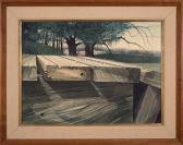 GOLDEN Rolland 1931-2019,Picnic Table,1967,Neal Auction Company US 2018-09-16