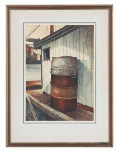 GOLDEN Rolland 1931-2019,The Rusted Barrel,1965,New Orleans Auction US 2023-04-22