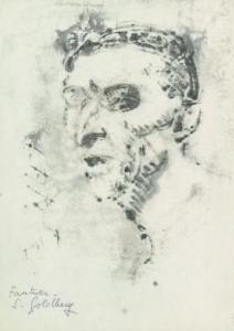 GOLDENBERG SIMON 1913-1985,Portrait de Jean Renoir,Binoche et Giquello FR 2015-10-09