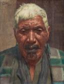 GOLDIE Charles Frederick,One of the Old School (Wiripine Ninia, A Ngatiawa ,1913,Webb's 2023-08-28