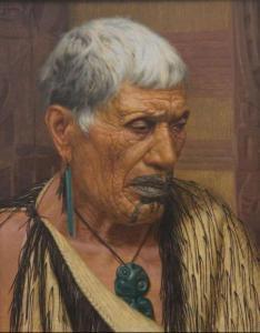 GOLDIE Charles Frederick,Whiripine Ninia, A Ngati Awa Chieftainess,1915,Dunbar Sloane 2010-11-17