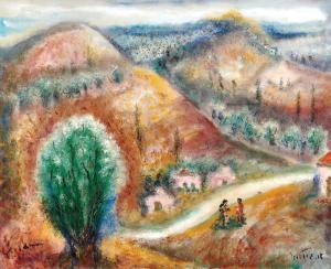 GOLDMAN Albert 1922-2011,Galilean Landscape,Tiroche IL 2013-02-02