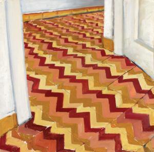 GOLDMAN Michal 1955,Floor Tiles,1991,Tiroche IL 2012-02-04
