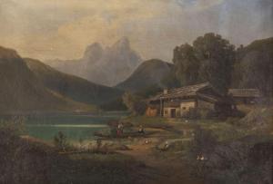 GOLDMANN Otto 1844-1915,Mountainous landscape in Kahn,Hargesheimer Kunstauktionen DE 2022-09-07