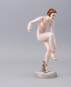 GOLDSCHEIDER Friedrich 1845-1897,Figura di nudo femminile con scarpe alla schiava,Cambi 2024-04-09