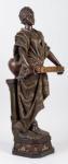 GOLDSCHEIDER Friedrich 1845-1897,Jeune maure portant un panier,Jean-Mark Delvaux FR 2021-07-08