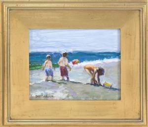 GOLDSMITH JACK 1900-1900,Children playing in the surf,Eldred's US 2019-08-07