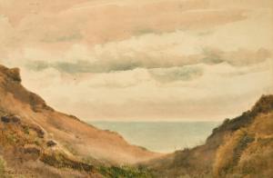 GOLDSMITH Walter H 1860-1930,A coastal view,1913,John Nicholson GB 2021-12-22
