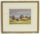 GOLDSMITH Walter H 1860-1930,A farm with hayricks,1926,Claydon Auctioneers UK 2020-07-01