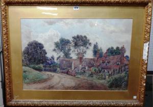 Goldsmith Walter Henry 1857-1943,The Village StreeT,1880,Bellmans Fine Art Auctioneers GB 2017-11-07