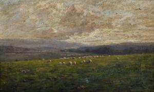 GOLDTHWAIT G. Harold 1869-1932,A Landscape with Sheep,John Nicholson GB 2019-10-30