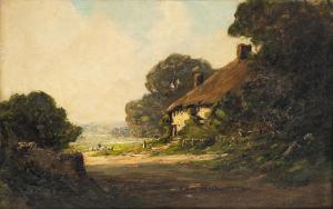 GOLDTHWAIT G. Harold 1869-1932,Landscape with a thatched cottage,Nagel DE 2022-11-17
