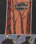 GOLLER Bruno 1901-1998,OHNE TITEL (SCHWARZE WOLKE),1964,Lempertz DE 2013-05-25