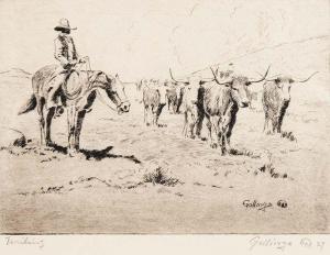 GOLLINGS William Elling 1878-1932,Trailing,1929,Scottsdale Art Auction US 2013-04-06