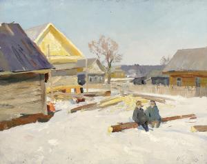 GOLTSOV VLADIMIR 1925,Arrival of Spring,1960,Heritage US 2008-11-14
