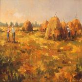 GOLUSHKO Nicolas 1958,Harvest scenery,Bruun Rasmussen DK 2014-04-28