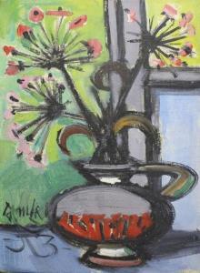 GOMERY Emeric 1902-1962,Vase fleuri,Saint Germain en Laye encheres-F. Laurent FR 2016-07-03