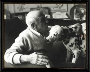 GOMES André 1900-1900,Picasso et son dalmatien à Notre ,20th century,Cannes encheres, Appay-Debussy 2024-02-22